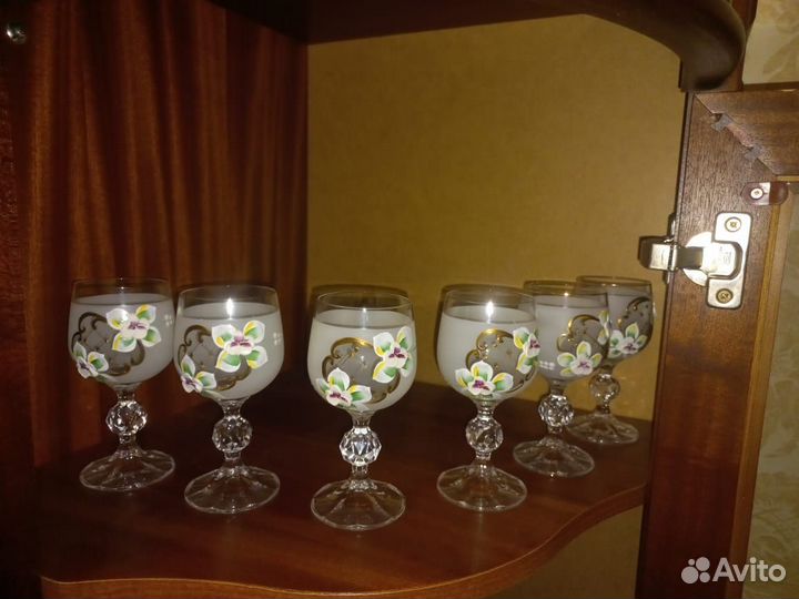 Фужеры богемия