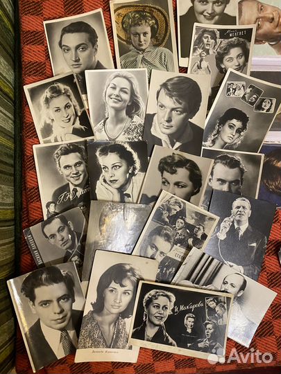 Открытки Актёры Советского кино 50-70 гг