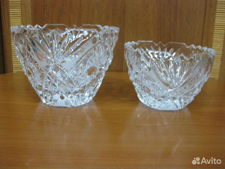 Вазы/салатники хрустальные СССР