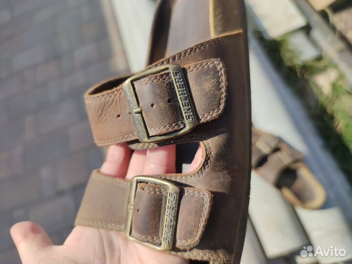 Сандалии Sketches мужские кожаные 42