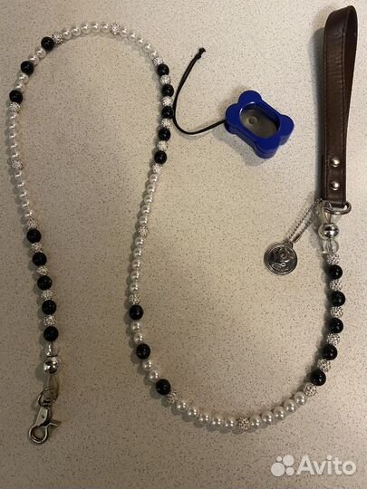 Поводок для мелких собак, кликер