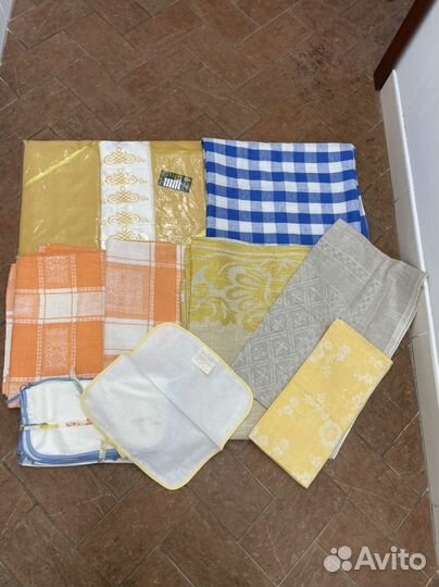 Скатерть лен и салфетки