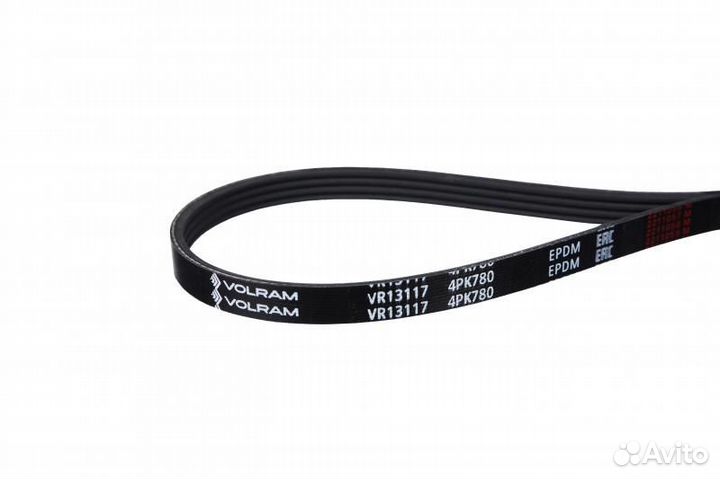 Ремень генератора (4pk780) для а / м hyundai getz; mitsubishi lancer vi, ix; honda civic v, vi; kia