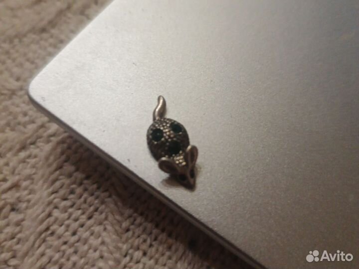 Серебряная мышка в кошелёк