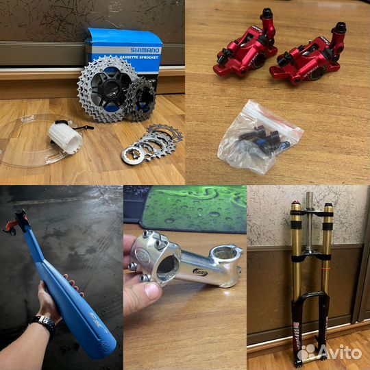 Велозапчасти: shimano, sram, bbb