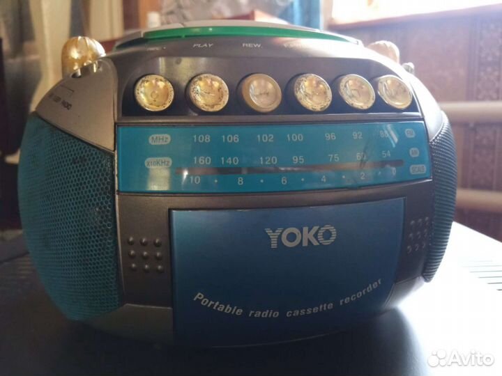 Yoko кассетный магнитофон с радио