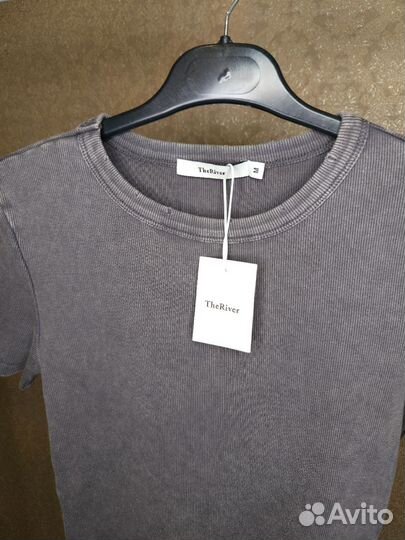 Футболка топ женский Корея The River рванка 42 44