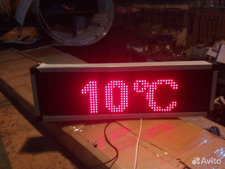 Светодиодные часы, Бегущая строка,Температура,Дата