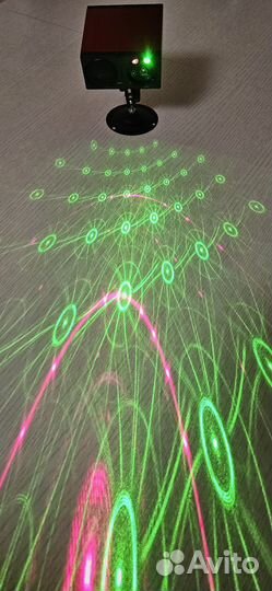 Светомузыка с Блютуз колонкой на аккумуляторе