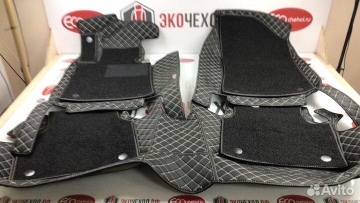 3D Коврики Audi Салон Багажник из Экокожи