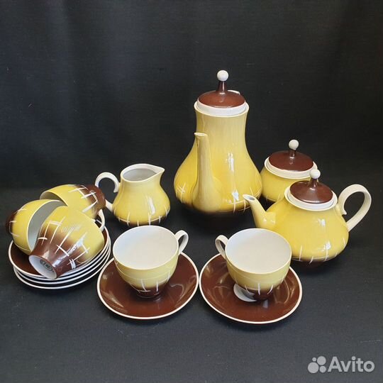 Сервиз чайно-кофейный, 15 предметов