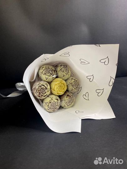 Букет Шоколадных Пионов - 7 шт