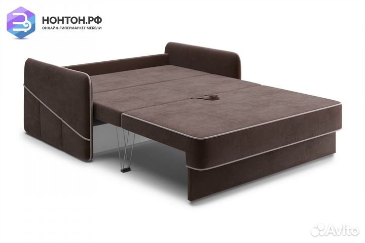 Диван еврокнижка Энерджи коричневый