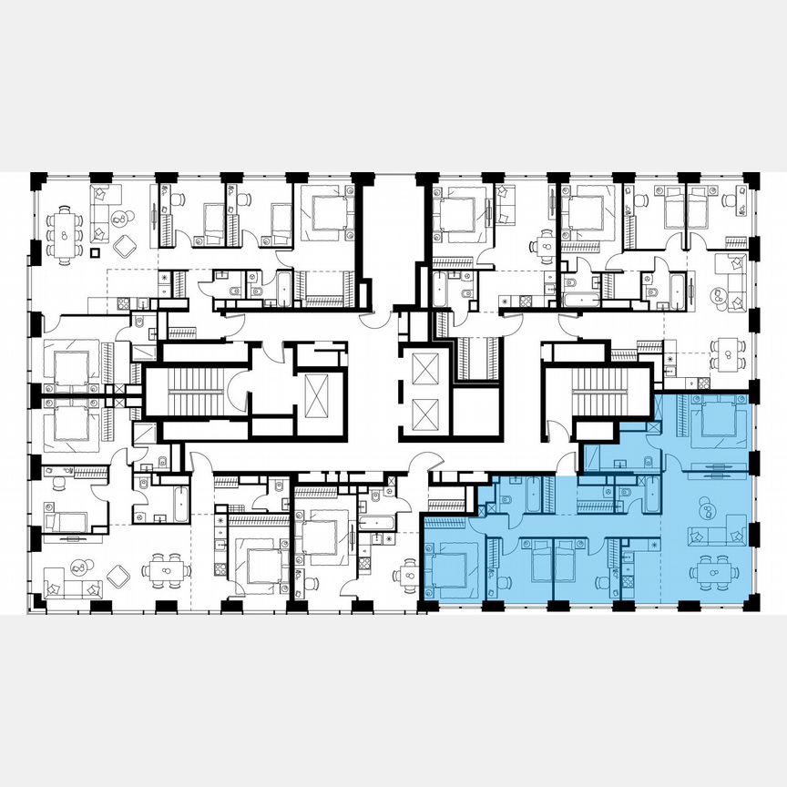 5-к. квартира, 112 м², 36/48 эт.