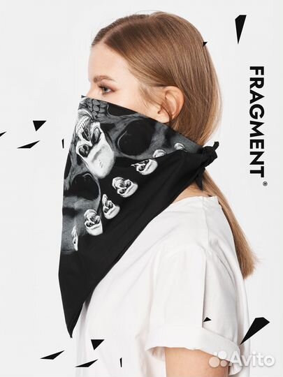 Платок бандана Малые черепа