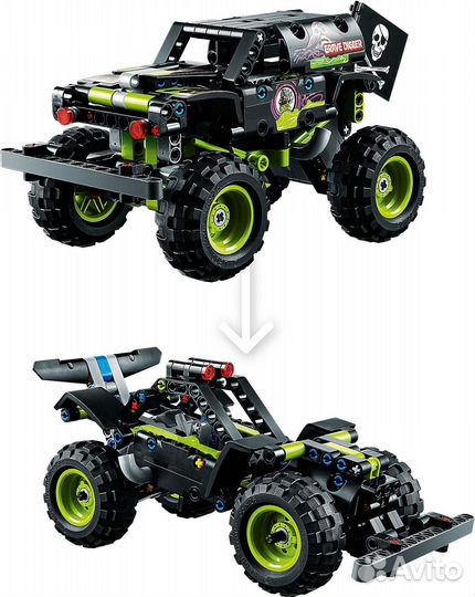 Новые наборы Lego Technic Monster Jam 2 в 1