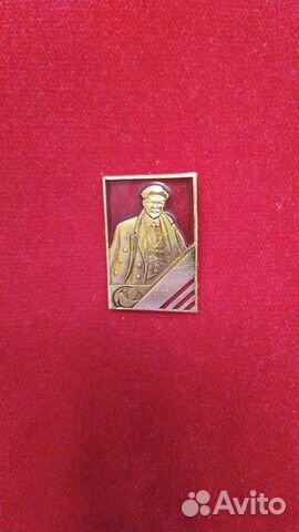 Значок СССР с Лениным