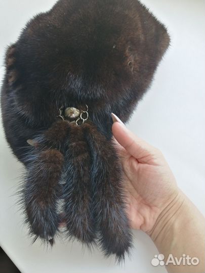 Шапка норковая женская