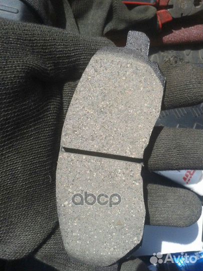 Колодки тормозные дисковые + противоскрипные пл