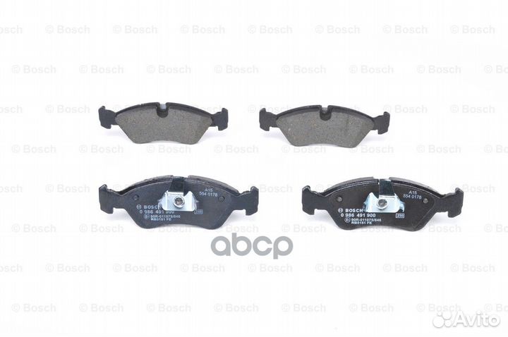 Колодки торм к-т 0986491900 Bosch