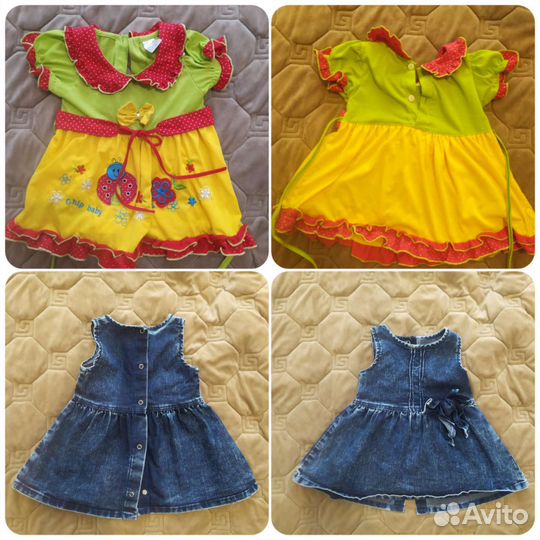 Детские вещи пакетом для девочек р-р 74 86