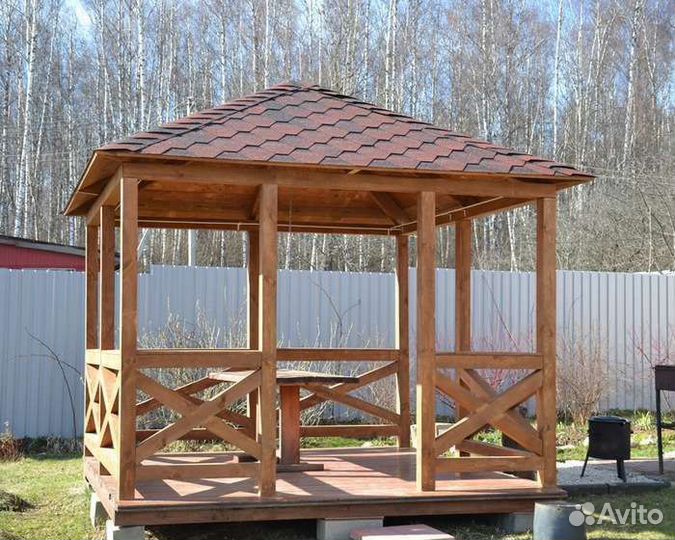 Строительсво террас беседок и веранд