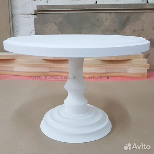 Деревянная Тортница тортовница (с лкп)