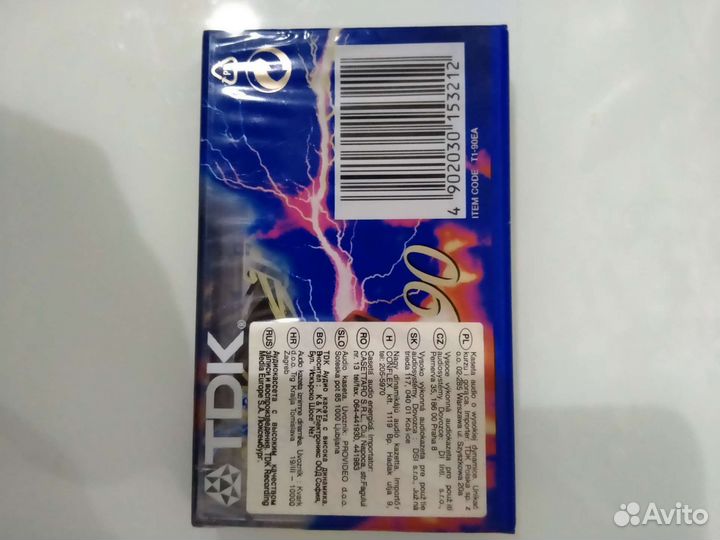 Аудиокассета TDK T1 90