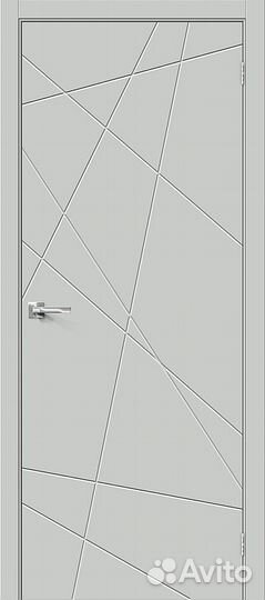 Межкомнатная дверь Bravo 146-0513 Граффити-5 Grey