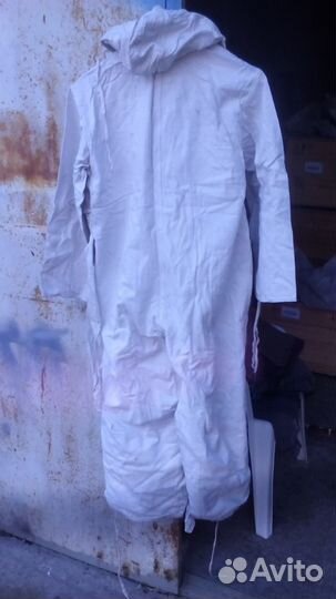 Комбинезон белый хб, (противочумник). Раритет СССР