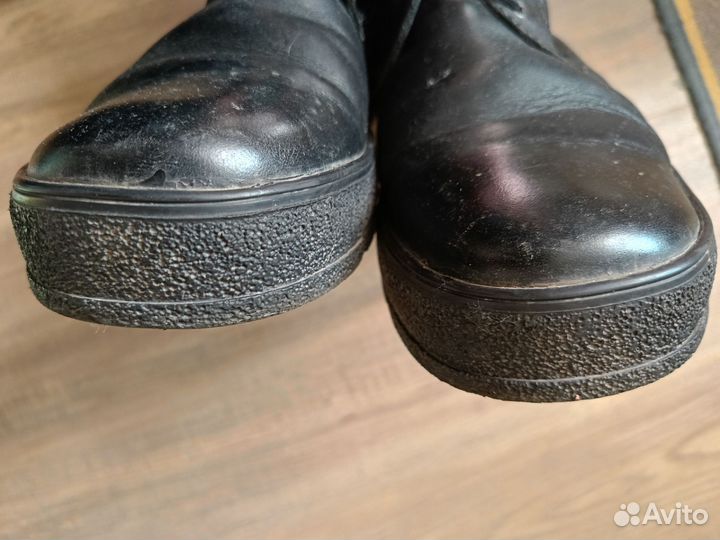 Ботинки мужские зимние кожа