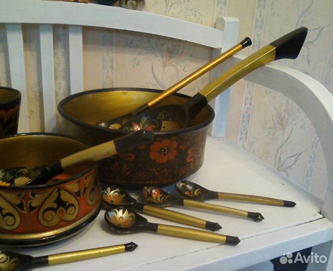 Посуда Хохлома Соусник Солонки