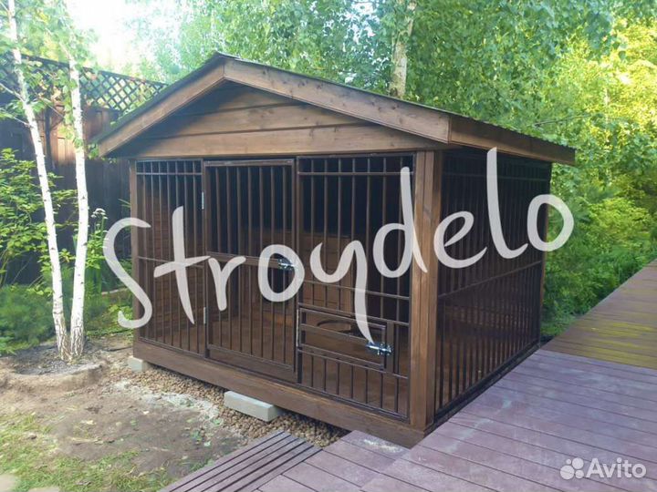 Вольер для собак 3-2-2м