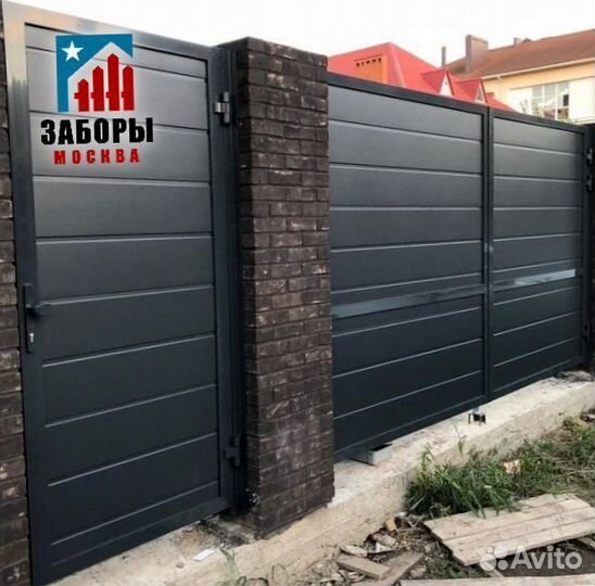 Распашные ворота от изготовителя