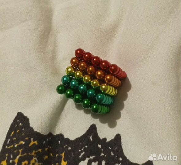 Неокуб магнитный куб разноцветный 125 шариков 5мм