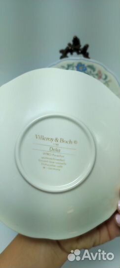 Кофейная пара тройка Villeroy & Boch фарфор Д5161