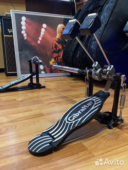 Двойная педаль, кардан Gibraltar