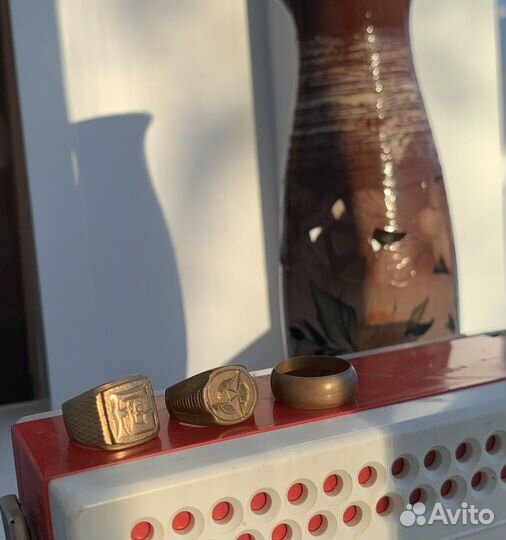 Перстень печатка мужской СССР