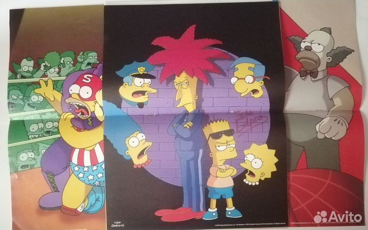 Комиксы Симпсоны на русском (5 штук)
