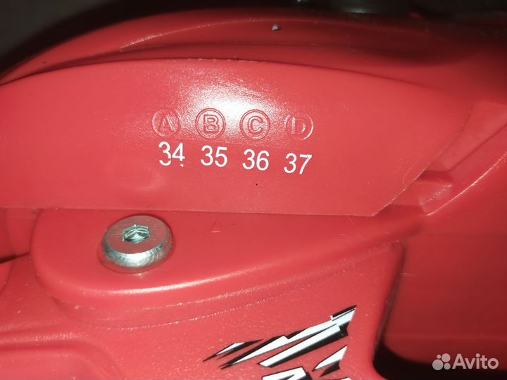 Коньки детские Nordway раздвижные 34-37р