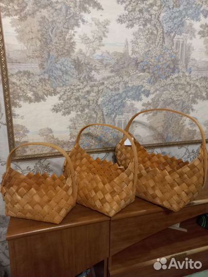 Корзина плетенная