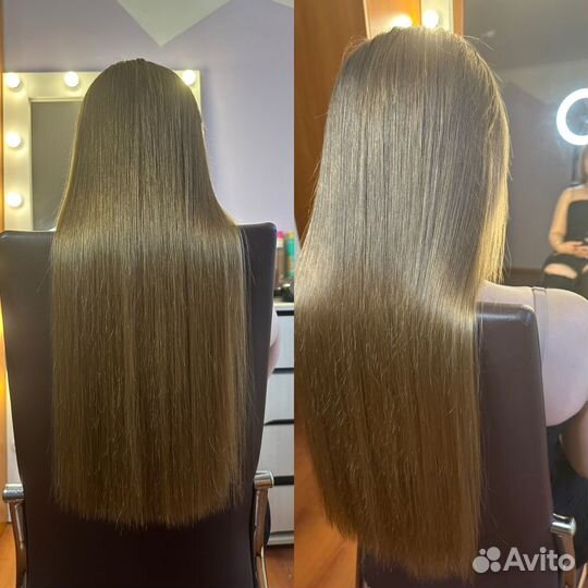 Кератиновое выпрямление волос на дому