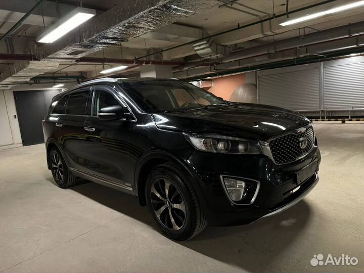 Kia Sorento Prime 2.2 AT, 2017, битый, 153 730 км