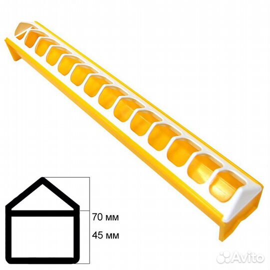 Кормушка лотковая для цыплят Италия 50 см
