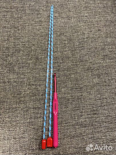 Спицы для вязания, крючок