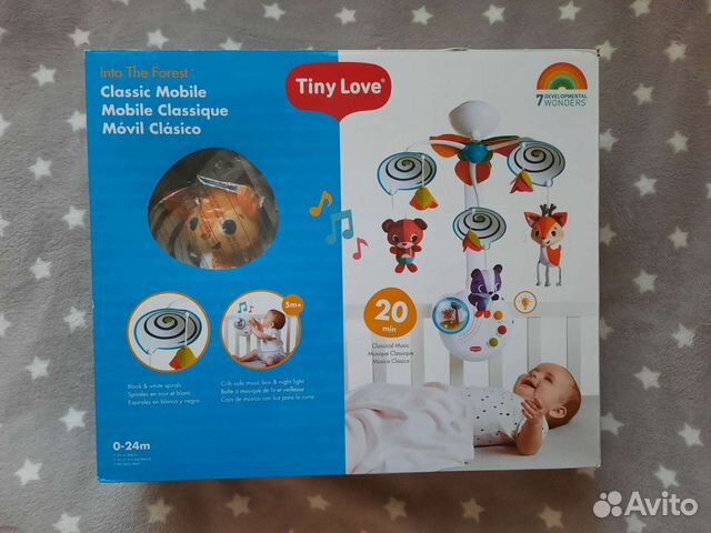 Мобиль на кроватку tiny love сказочный лес