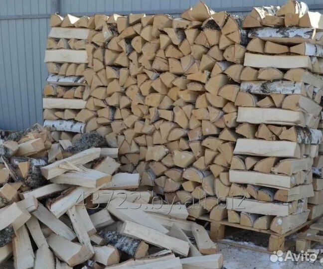 Дрова колотые и чурками
