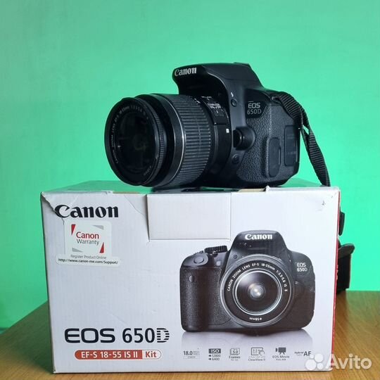 Фотокамера Canon EOS 650D Kit EF-S 18-55mm f/3.5-5