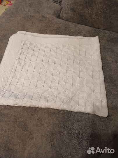 Плед детский вязаный