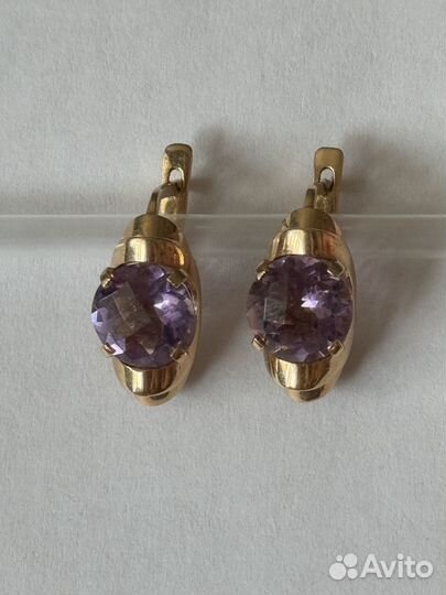 Золотые серьги